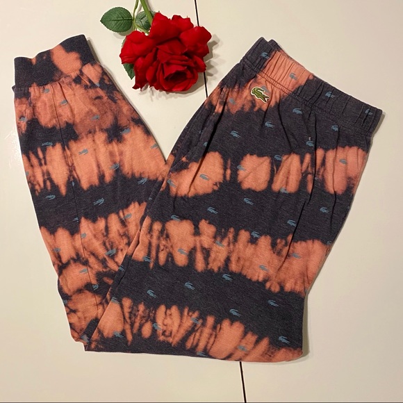 Lacoste Custom Tie Dye Sleepwear Pants - Picture 3 of 5